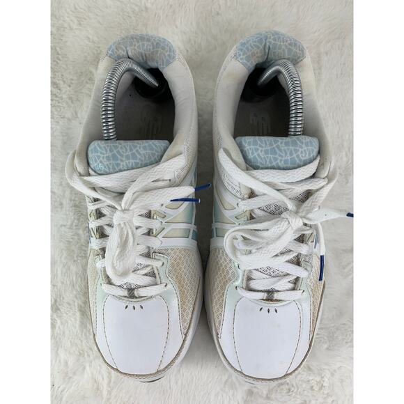 New Balance 847 V2 Women’s White–Teal Walking Shoes Size 9 - Picture 7 of 8